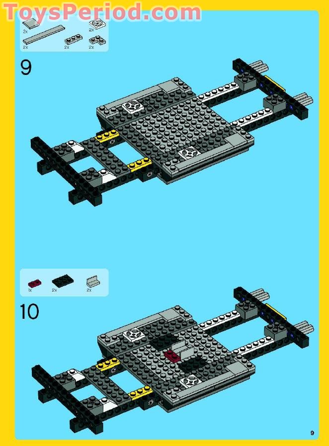 LEGO 4993 Cool Convertible Set Parts Inventory and Instructions