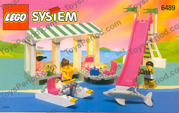 LEGO 6489 Seaside Holiday Cottage Set Parts Inventory and