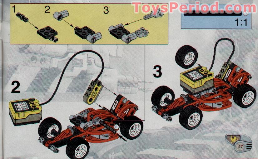 LEGO 8237 Formula Force Set Parts Inventory and Instructions