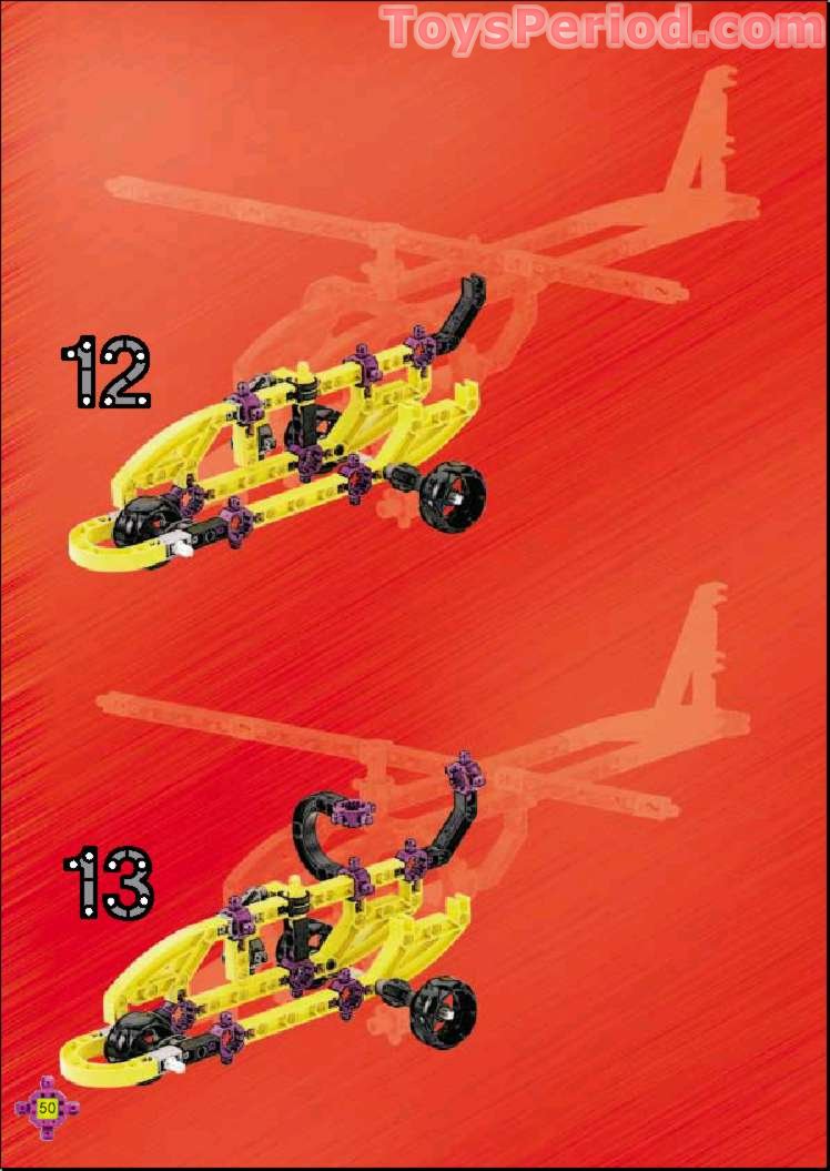 LEGO Technic 9396, Helicopter Review (3/4 - Main Model) 