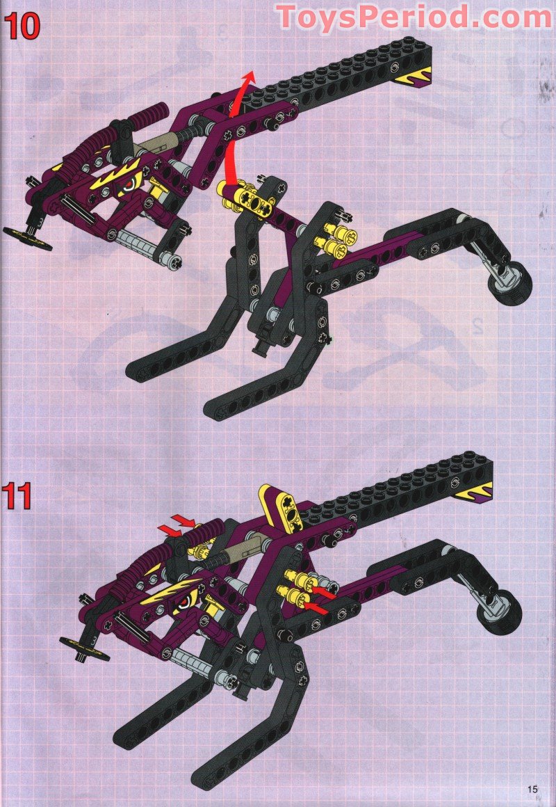 LEGO 8269 Cyber Stinger Set Parts Inventory and Instructions