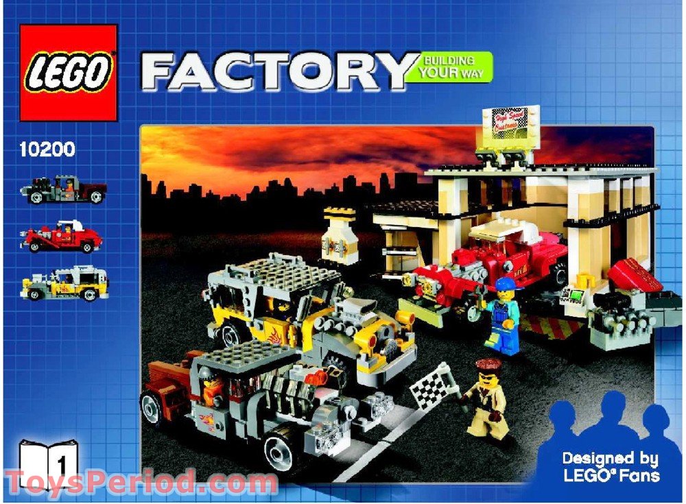 LEGO 10200 Custom Car Garage Set Parts Inventory and Instructions