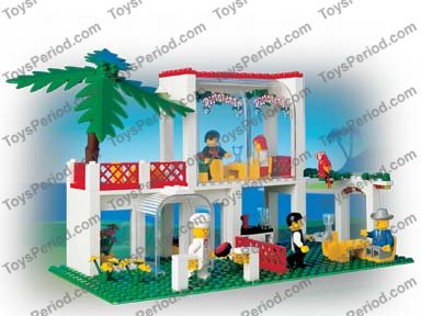 LEGO 10037 Breezeway Cafe Set Parts Inventory and Instructions