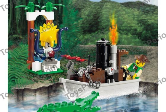 LEGO 7410 Jungle River Set Parts Inventory and Instructions LEGO