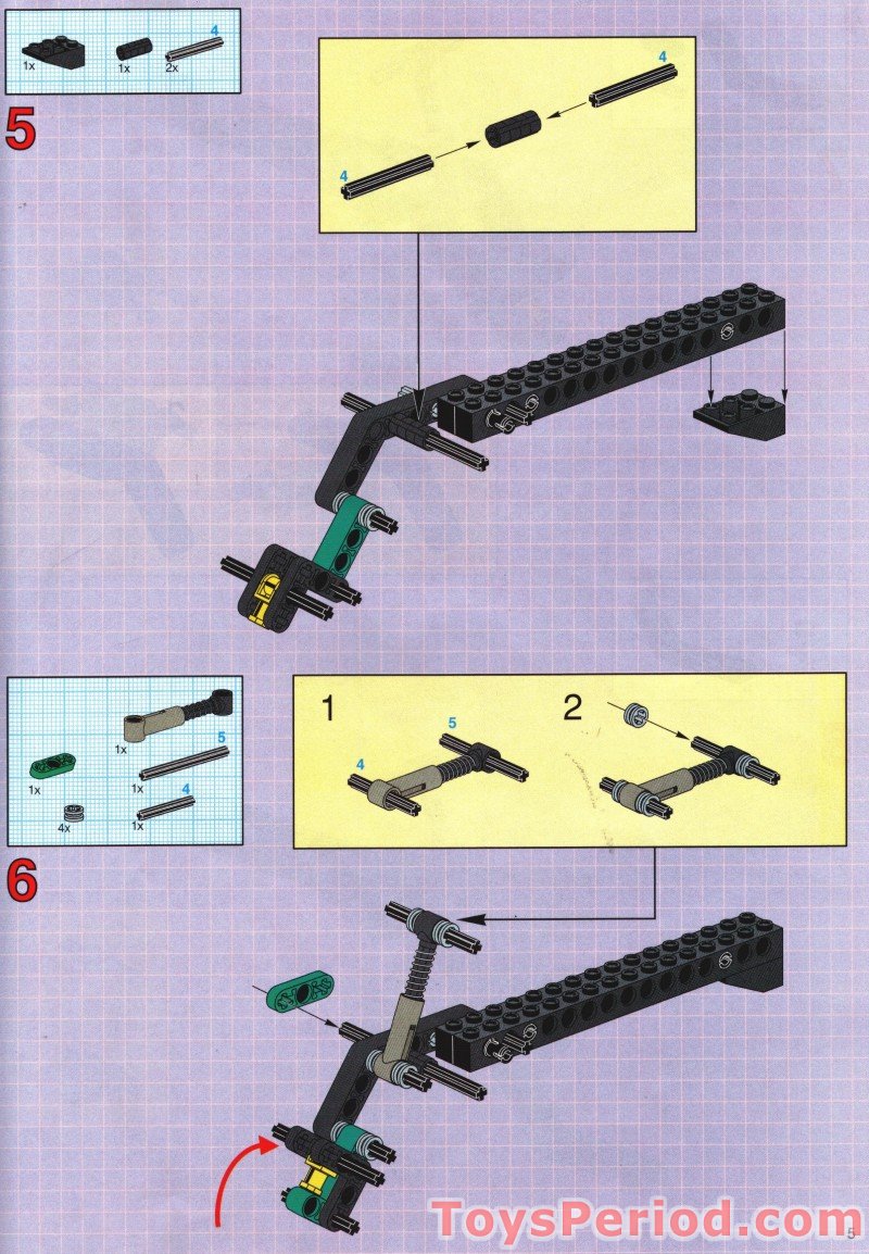 LEGO 8269 Cyber Stinger Set Parts Inventory and Instructions