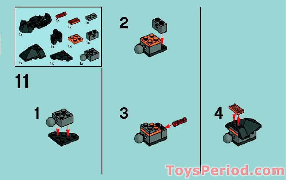 LEGO 8101 Claw Crusher Set Parts Inventory and Instructions - LEGO