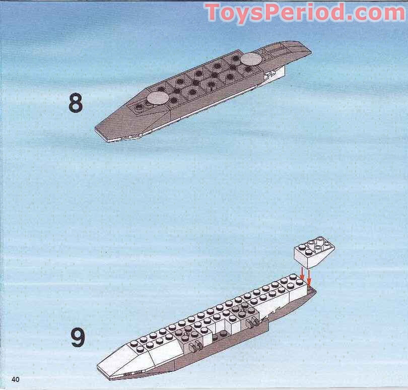 LEGO 7723 Police Pontoon Plane Set Parts Inventory and