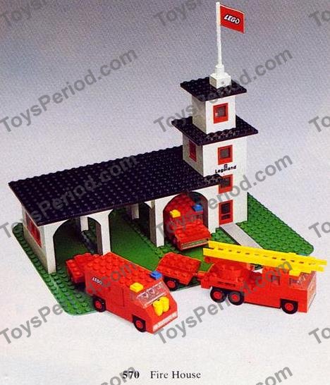 lego fire station 1970s