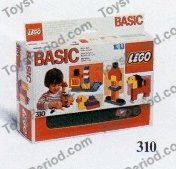 LEGO 310-4 Basic Building Set Set Parts Inventory and Instructions