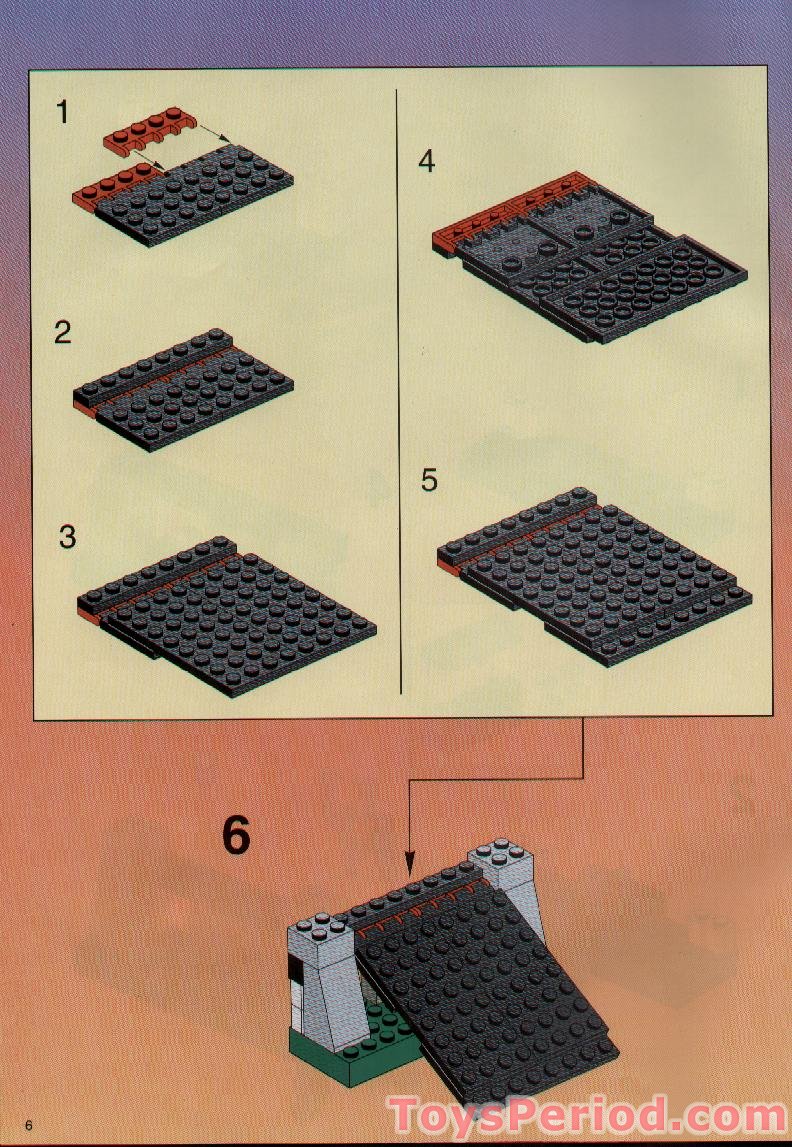 LEGO 6089 Stone Tower Bridge Set Parts Inventory and Instructions