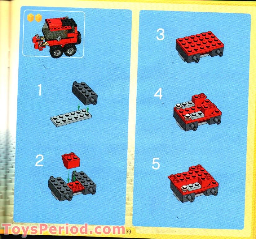 LEGO 4883 Gear Grinders Set Parts Inventory and Instructions