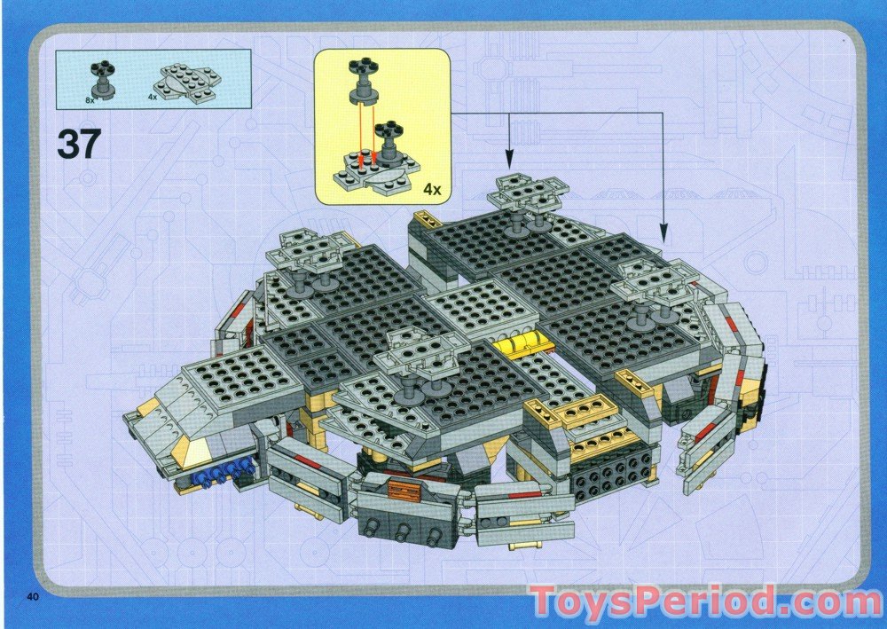 Lego millennium falcon 2004 hot sale