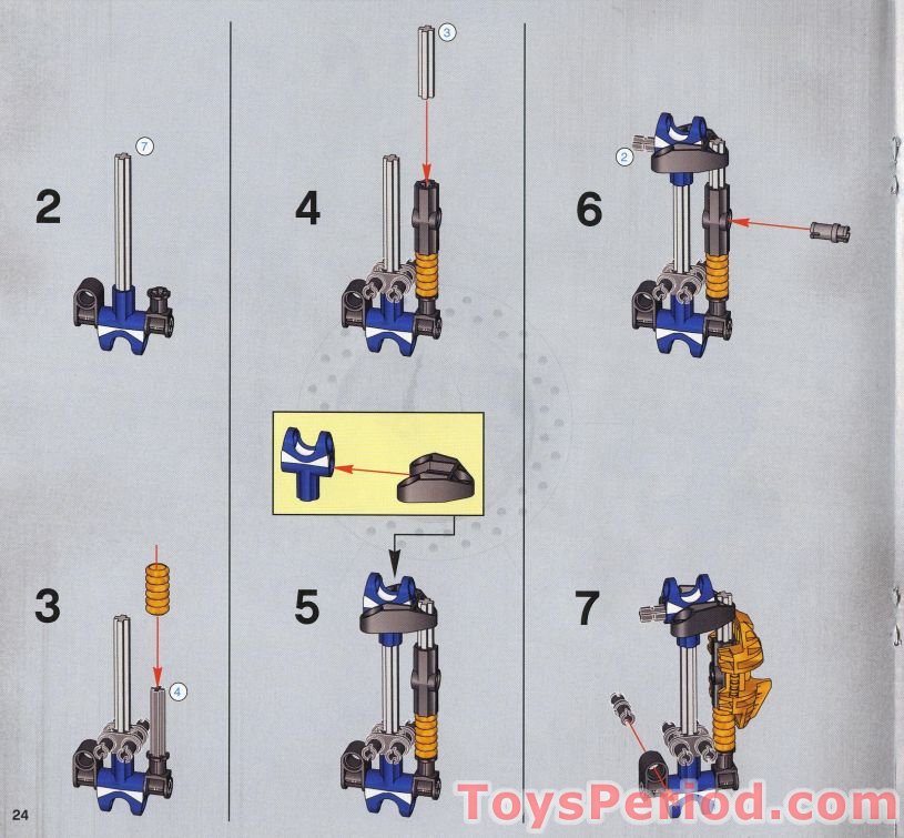 Bionicle discount brutaka instructions