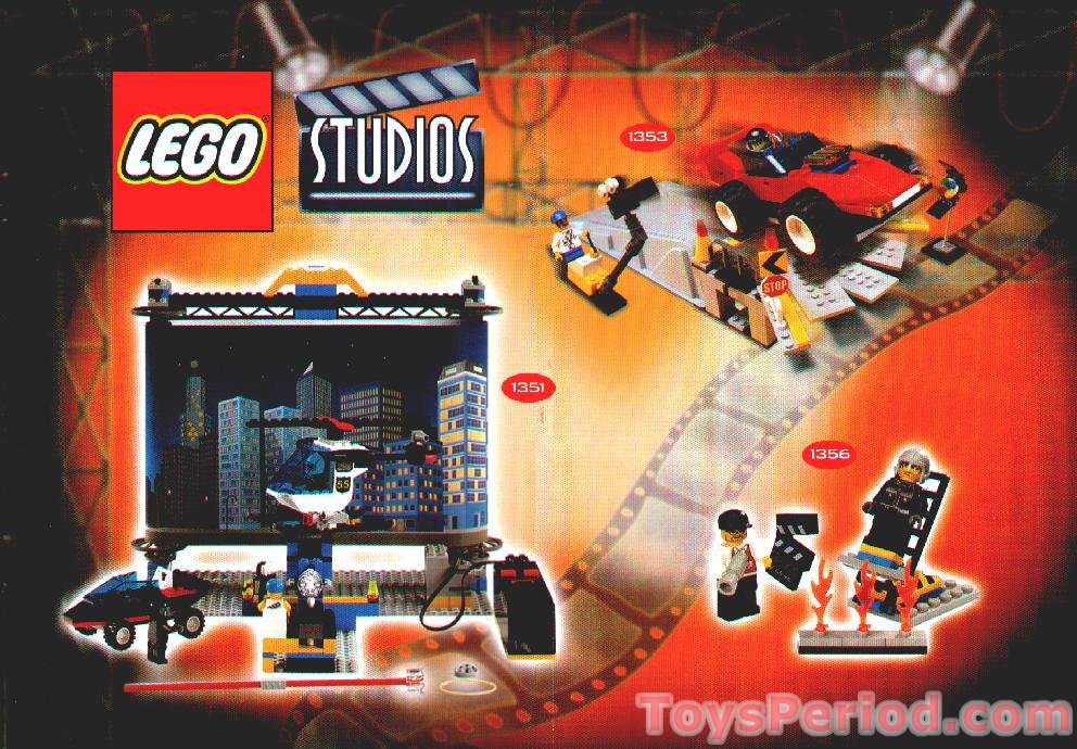 LEGO 1352 Explosion Studio Set Parts Inventory and Instructions LEGO