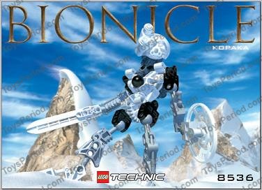 LEGO 8536 1 Kopaka Instructions and Parts List