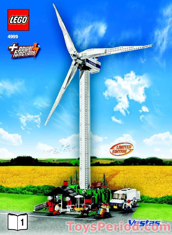 LEGO 4999 Wind Turbine - Vestas Promotional Set Parts 