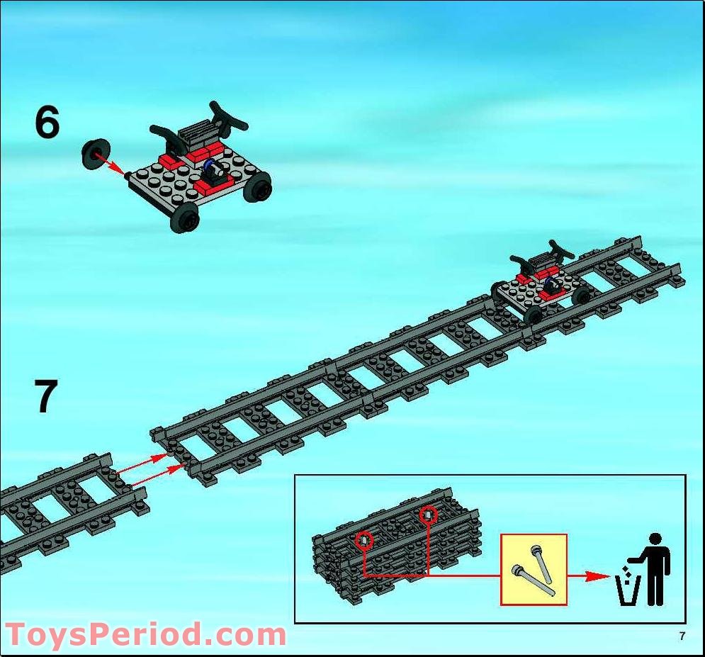 LEGO 7997 Train Station Set Parts Inventory and Instructions  LEGO 