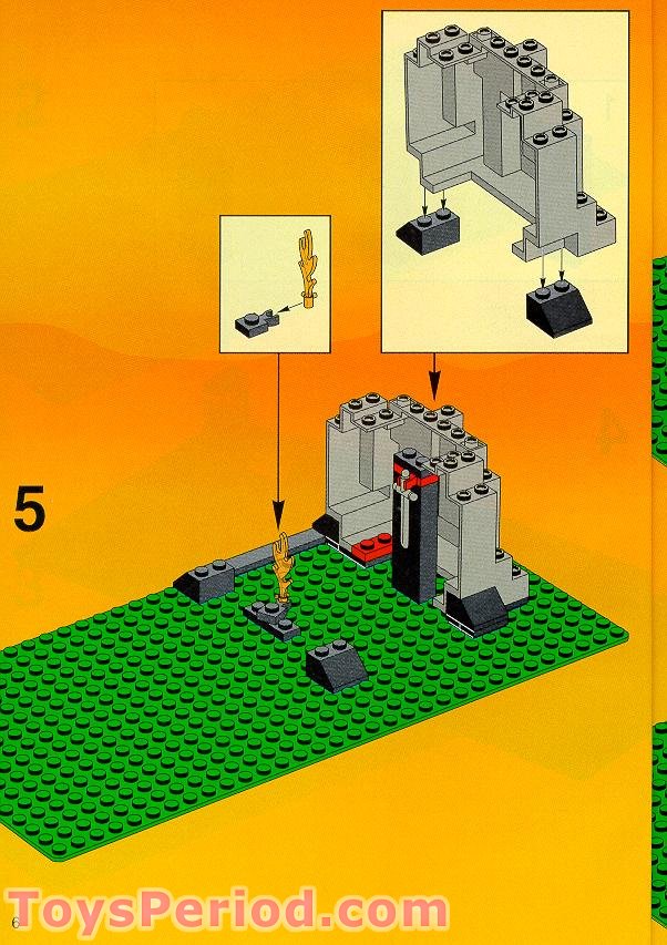 LEGO 6046 Hemlock Stronghold Set Parts Inventory and Instructions