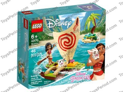 LEGO 43170 Moana's Ocean Adventure Set Parts Inventory And Instructions ...