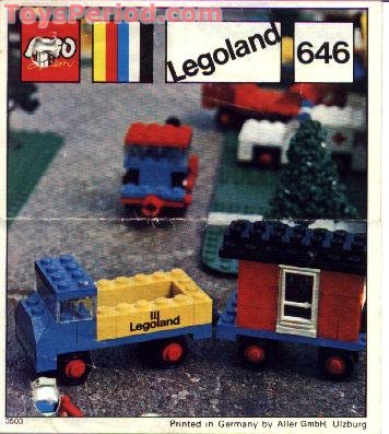 LEGO 646-2 Mobile Site Office Set Parts Inventory and Instructions