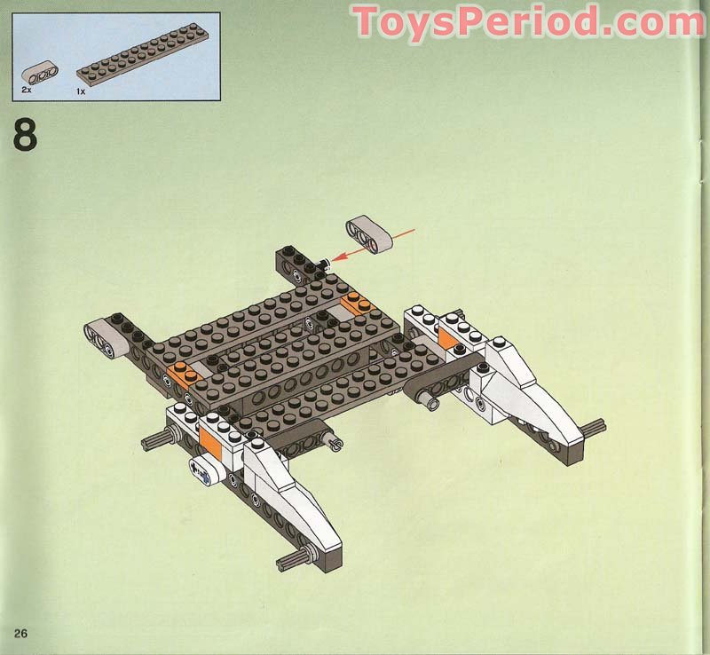 LEGO 7697 MT-51 Claw-Tank Ambush Set Parts Inventory and