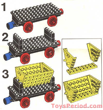 lego instructions 5v train wagons letsbuilditagain circle track trains