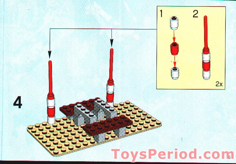 LEGO 3535 Skateboard Street Park Set Parts Inventory and