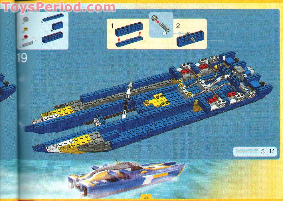 LEGO 4402 Sea Riders Set Parts Inventory and Instructions - LEGO