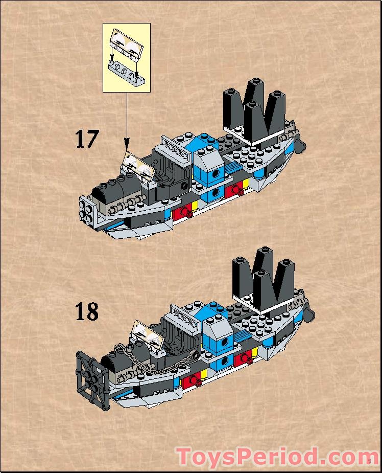 LEGO 5955 All Terrain Trapper Set Parts Inventory and Instructions