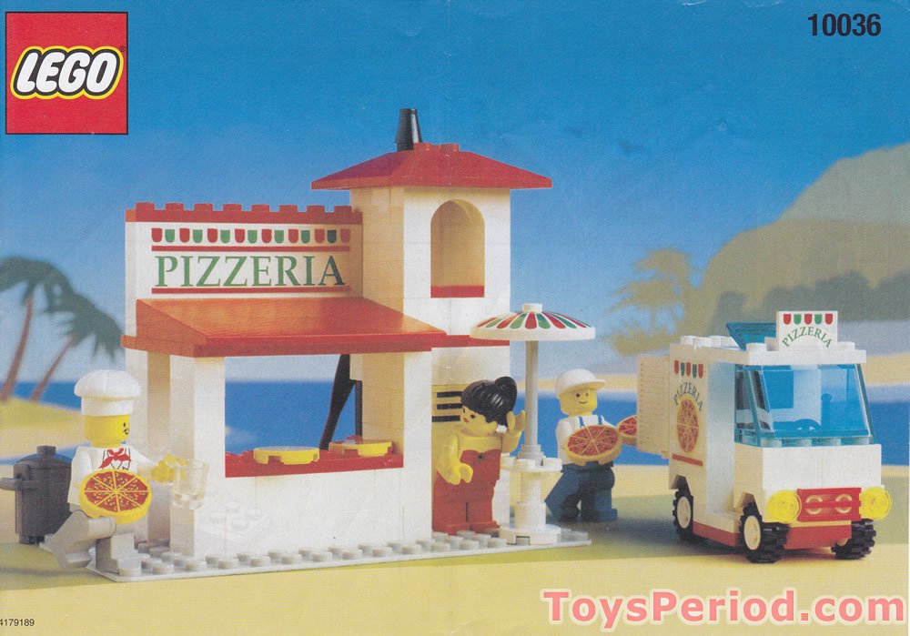 LEGO 10036 Pizza to Go Set Parts Inventory and Instructions - LEGO