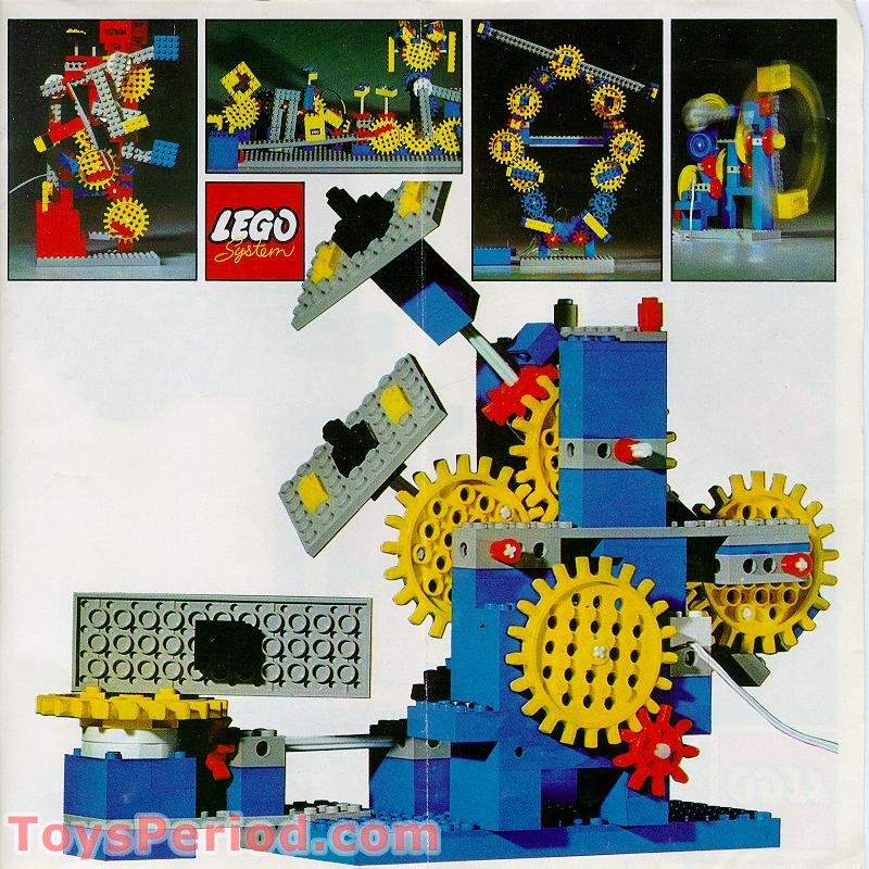 Lego 800 1 Gear Set With Motor Set Parts Inventory And