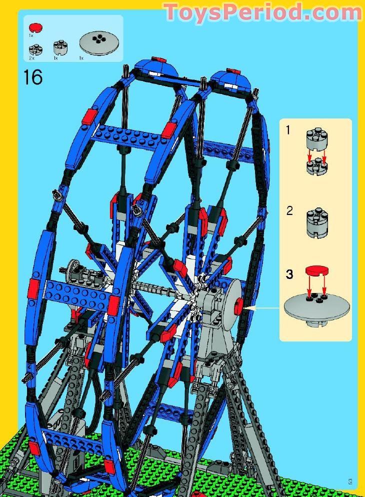 LEGO 4957 Ferris Wheel Set Parts Inventory and Instructions - LEGO