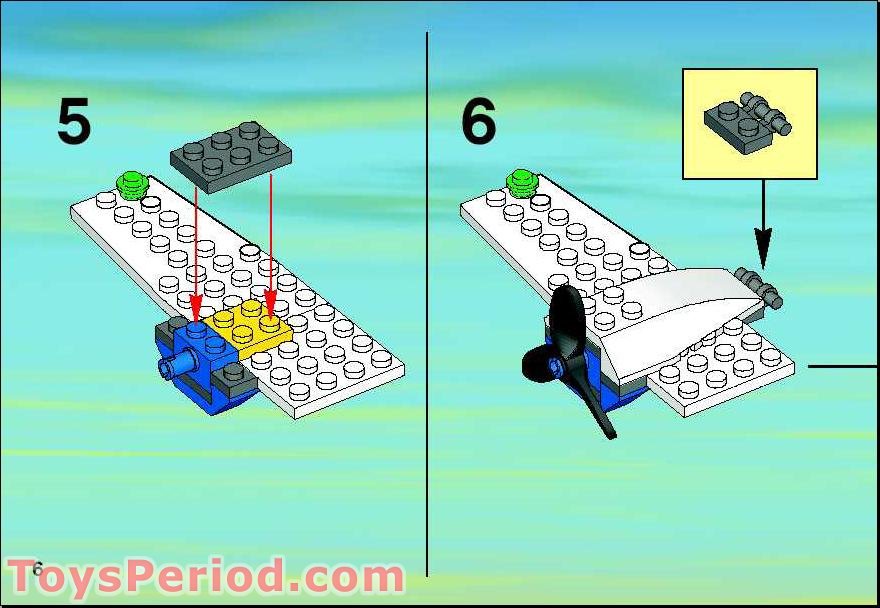 LEGO 2928-2 Airline Promotional Set - ANA Limited Edition Set Parts  Inventory and Instructions - LEGO Reference Guide