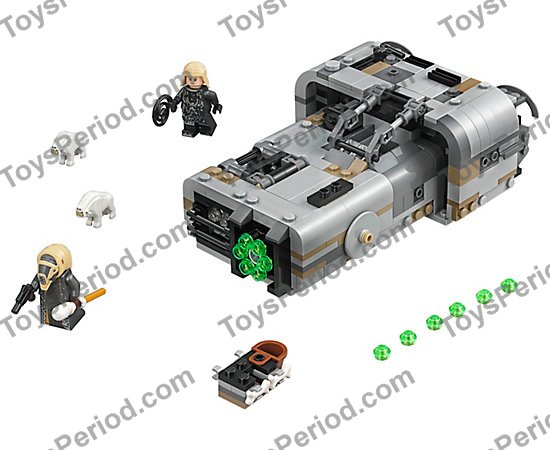 Han solo discount landspeeder lego instructions