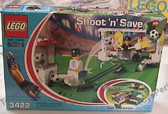 LEGO 3422-1 Shoot 'n' Save (Non-Promo) Set Parts Inventory and