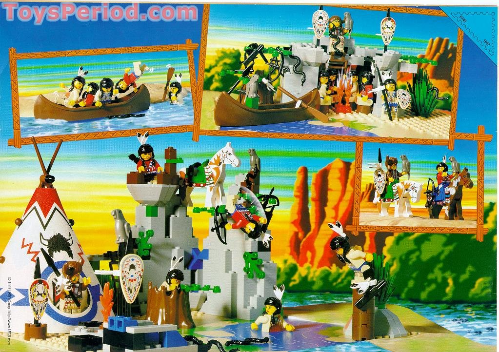 LEGO 6748 Boulder Cliff Canyon Set Parts Inventory and