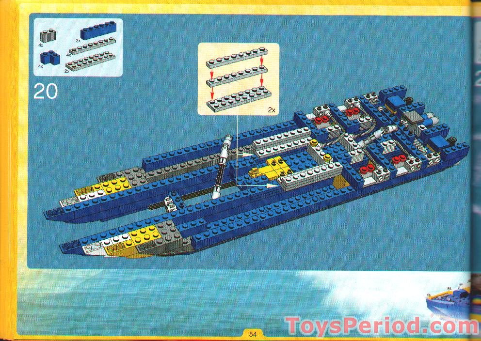 LEGO 4402 Sea Riders Set Parts Inventory and Instructions - LEGO