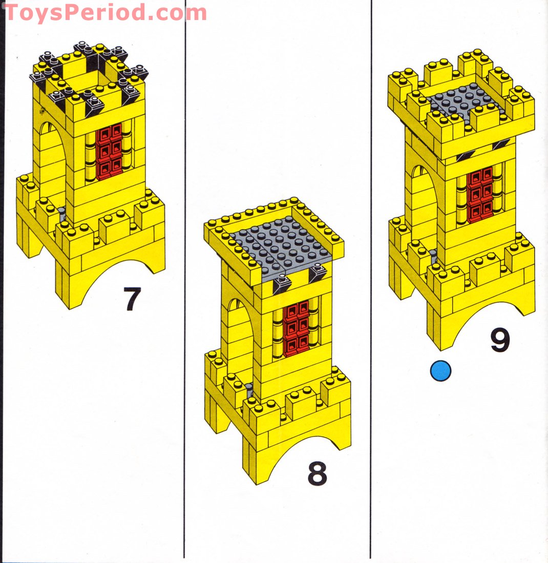 Lego yellow outlet castle 6075 instructions