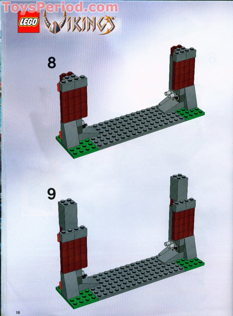 LEGO Vikings: Viking Fortress against the Fafnir Dragon (7019) for sale  online