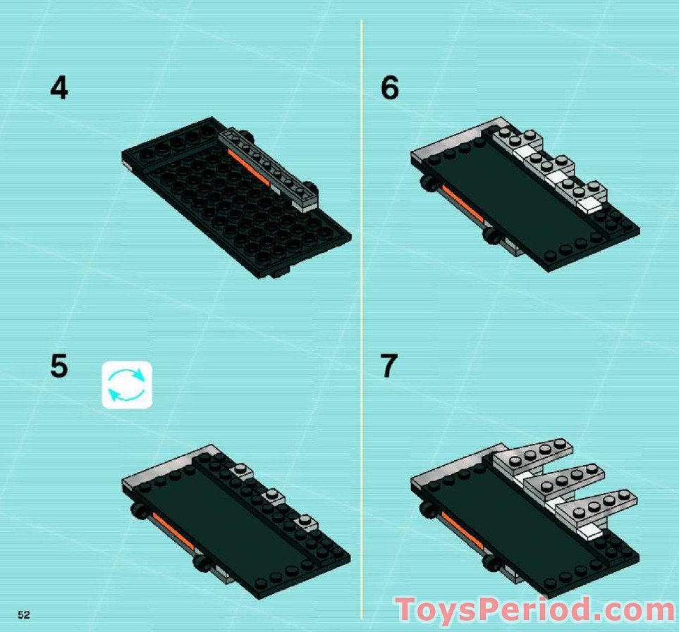 LEGO 8637 Mission 8: Volcano Base Set Parts Inventory and Instructions -  LEGO Reference Guide