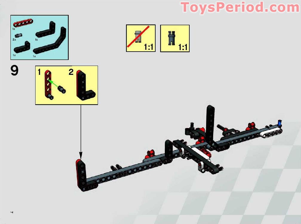 LEGO 8682 Nitro Intimidator Set Parts Inventory and Instructions