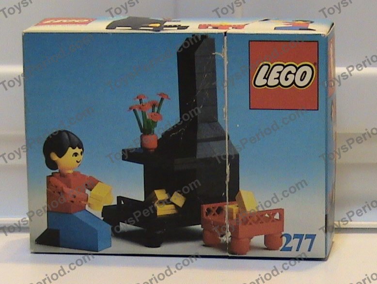 LEGO 277 Fireplace Set Parts Inventory and Instructions - LEGO