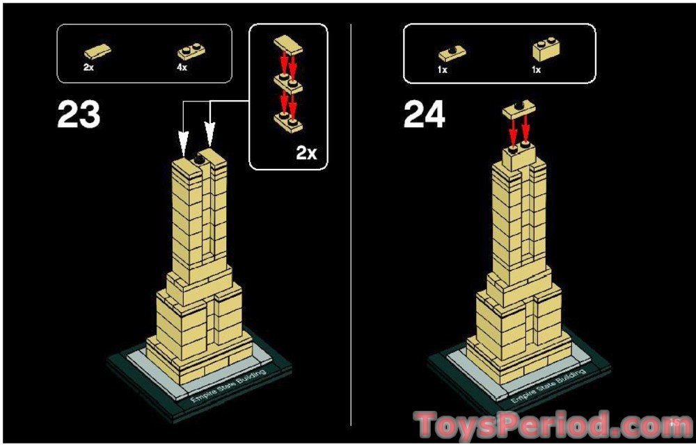 Lot 26 - Lego Architecture 21002 Empire State Building