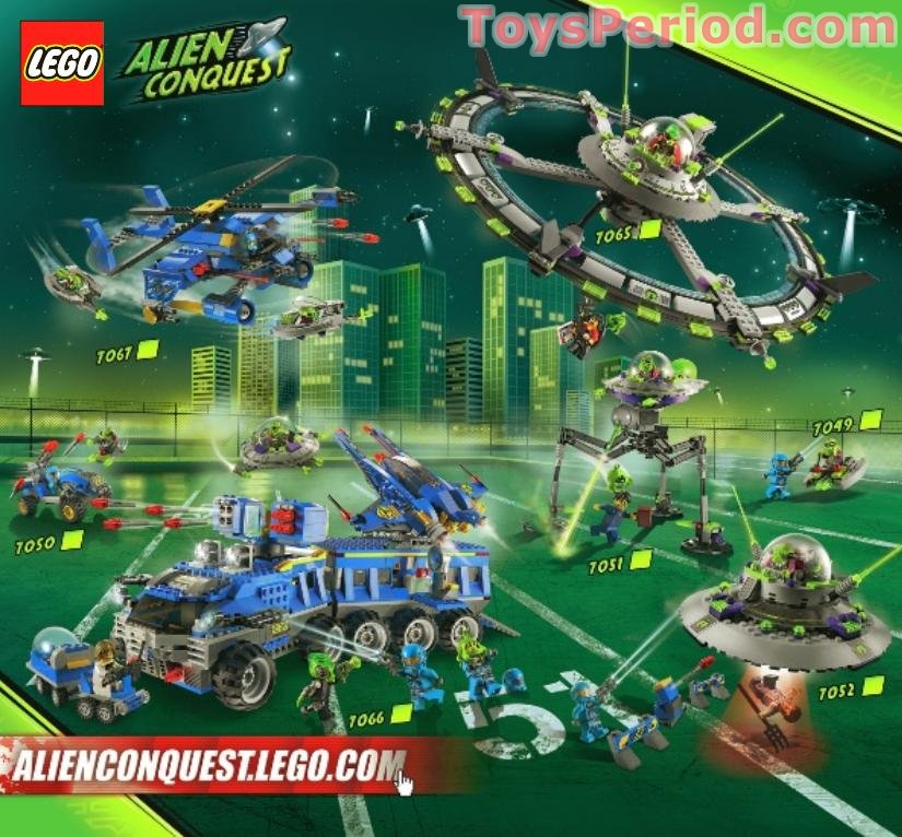 LEGO 7052 UFO Abduction Instructions and Parts List