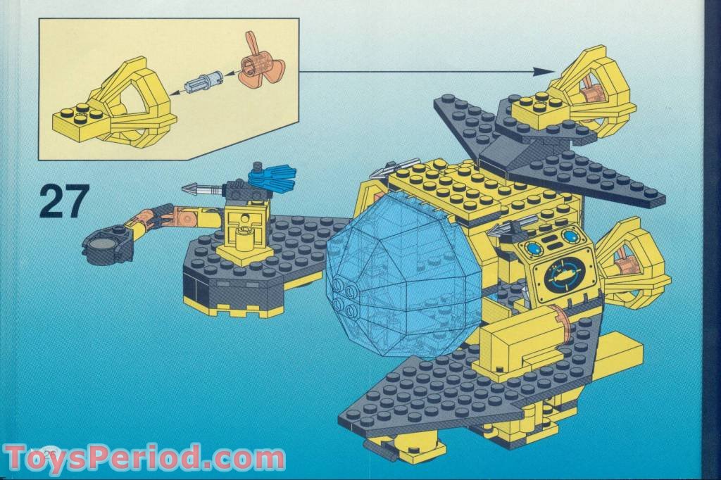 Lego 12 Sea Claw 7 Neptune Iii Set Parts Inventory And Instructions Lego Reference Guide