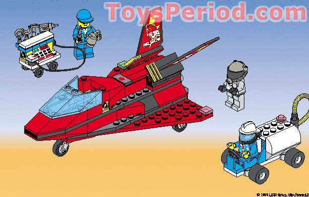 LEGO 2774 Airshow - Red Tiger Set Parts Inventory and Instructions