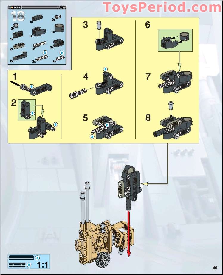 LEGO 30004 Battledroid with STAP Set Parts Inventory and Instructions -  LEGO Reference Guide