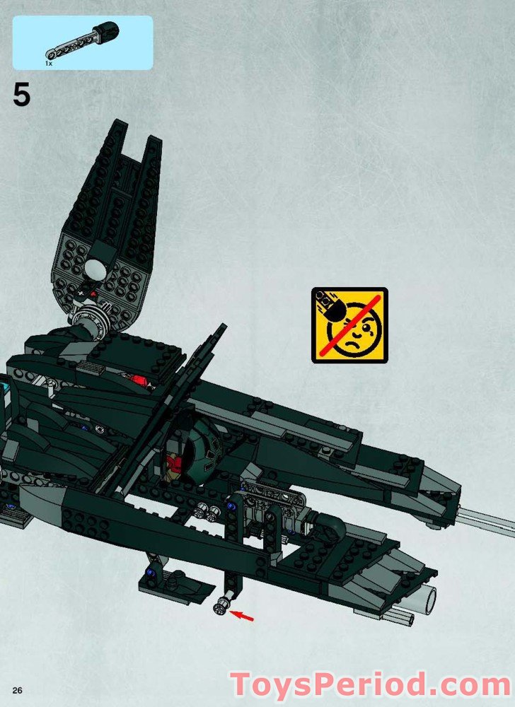 LEGO 7672 Rogue Shadow Set Parts Inventory and Instructions - LEGO ...