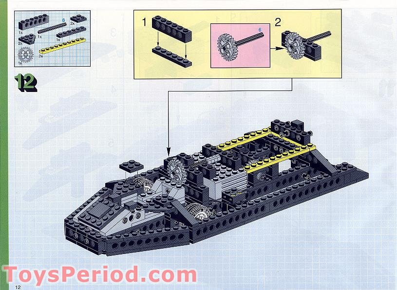 LEGO 8485 Control Center II Set Parts Inventory and Instructions