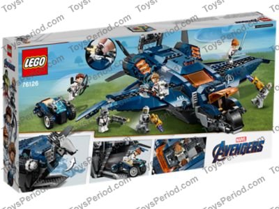 LEGO 76126 Avengers Ultimate Quinjet Set Parts Inventory and